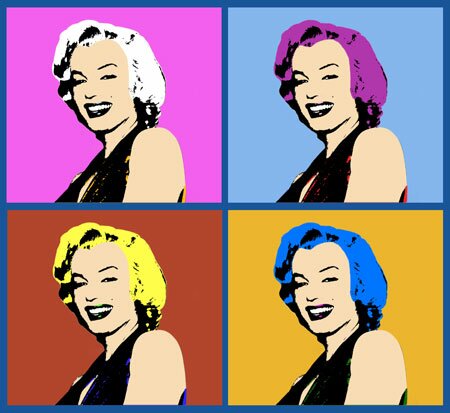 Marilyn Monroe Pop Art by Kathryn Mann